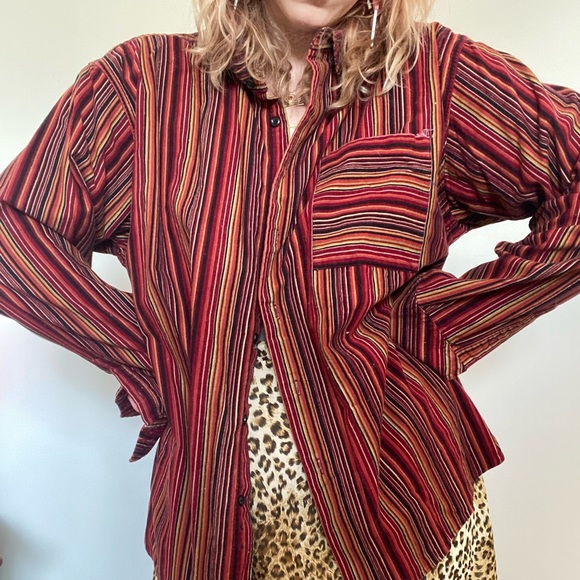 Other - ‘70s style bold pinstriped corduroy